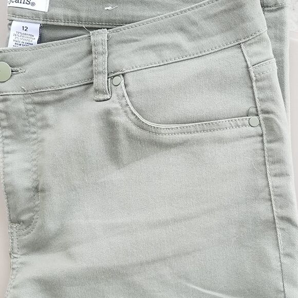 Women's d. Jeans khaki army green 12 - Picture 2 of 5